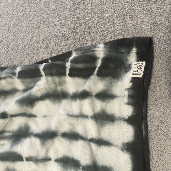𝅺BILLABONG tie dye tunic mini dress size small black and white VGUC - Picture 2 of 4